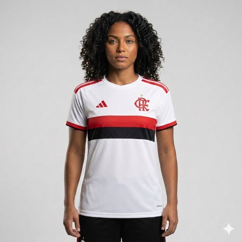 Camisa do Flamengo II Torcedor Adidas Feminina