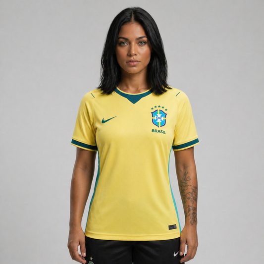 Camisa Brasil I 2026/27 Torcedora Feminina