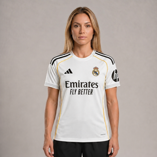 Camisa Real Madrid I 25/26 - Torcedor - Feminina
