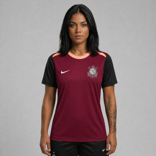 Camisa Corinthians Treino 26/27 - Torcedor - Feminina