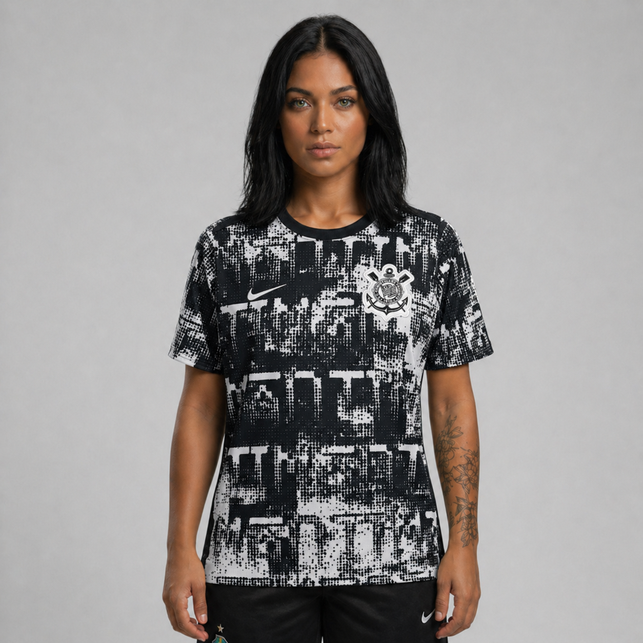 Camisa Corinthians Pré-jogo 25/26 - Torcedor - Feminina