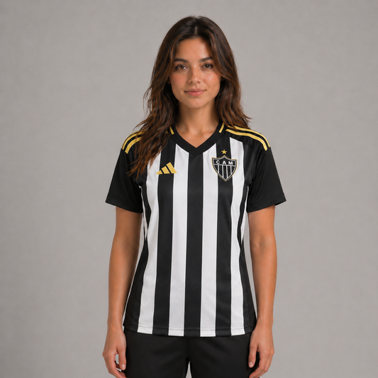 Camisa Atlético Mineiro Titular 25/26 - Torcedor - Feminina