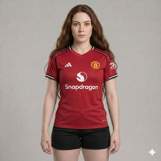 Camisa Manchester United I 25/26 - Torcedor - Feminina