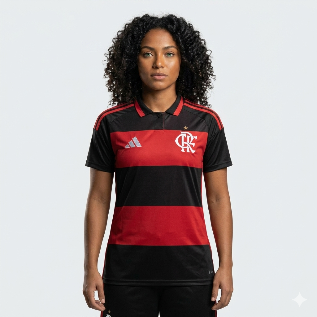 Camisa Flamengo Titular 26/27 - Versão Feminina