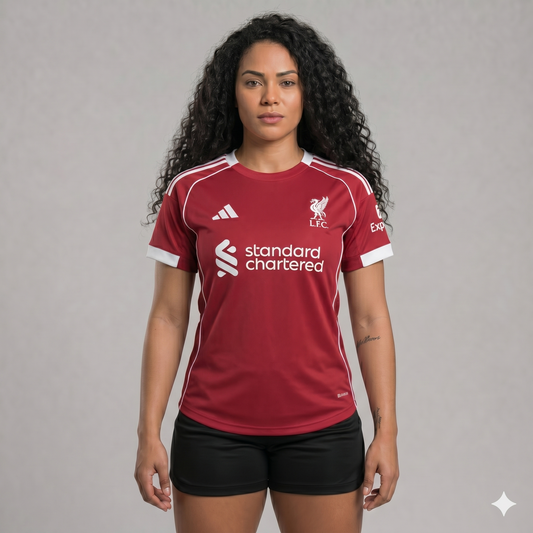 Camisa Liverpool I 25/26 - Torcedor - Feminina