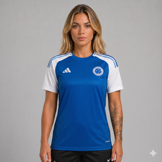 Camisa Cruzeiro I 25/26 - Versão Torcedor - Feminina