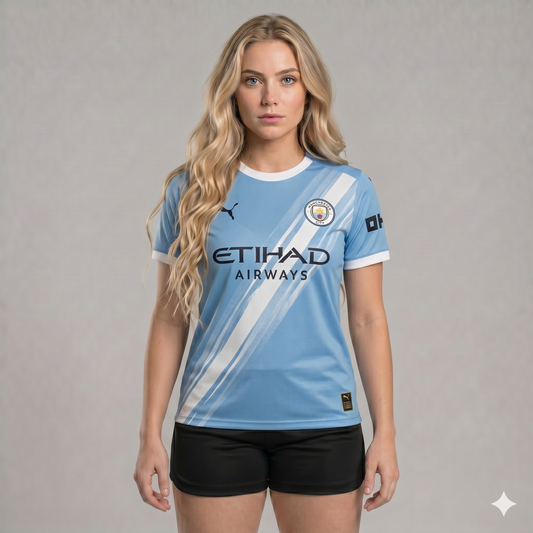 Camisa Manchester City I 25/26 - Torcedor - Feminina