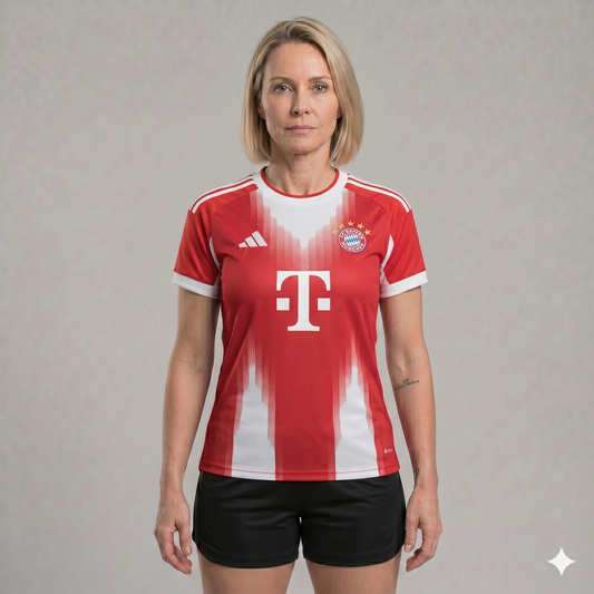 Camisa Bayern I 25/26 - Torcedor - Feminina